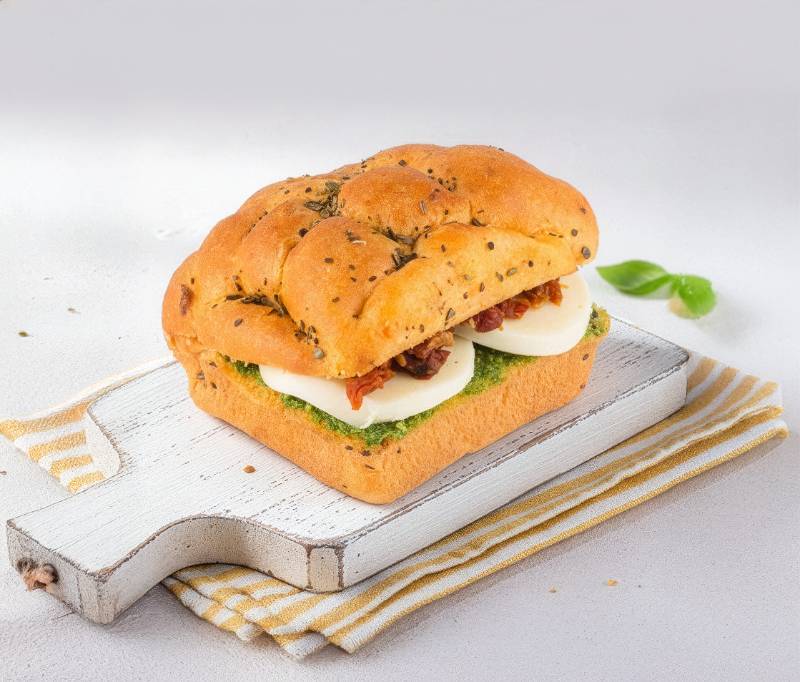 Square Mozzarella Sandwich